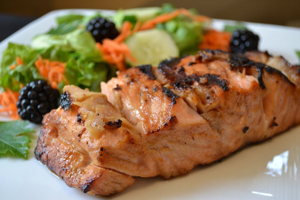 grilled salmon