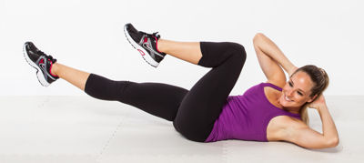 #6 Waist Slimming Exercise: Bicycle Crunches