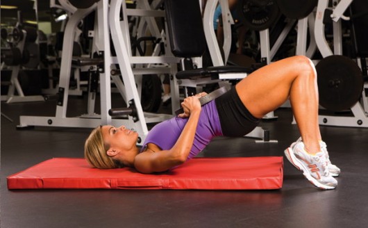 #8 Waist Slimming Exercise: Hip Thrusts