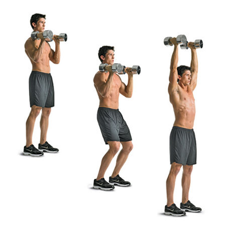 Push-Press-dumbbell