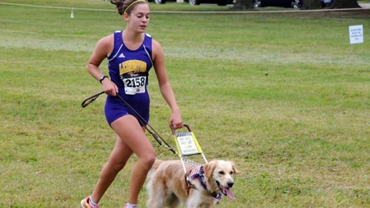 Blind runner Sami Stoner
