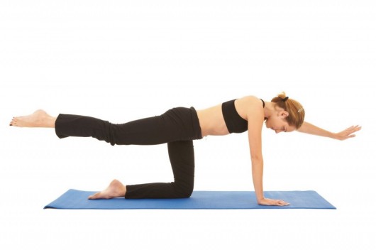 Opposite Arm and Leg Raise