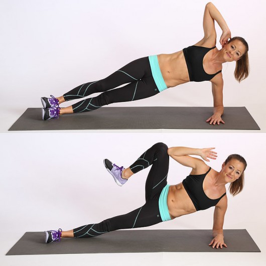 Side Plank Crunches