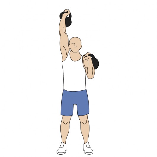 3.Alternating-Kettlebell-Press