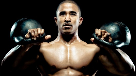 Guy with Kettlebells