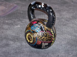 Painted Kettlebell