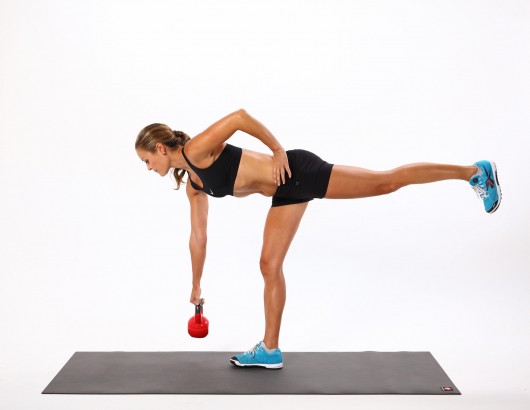 Single Leg Deadlift Kettlebell