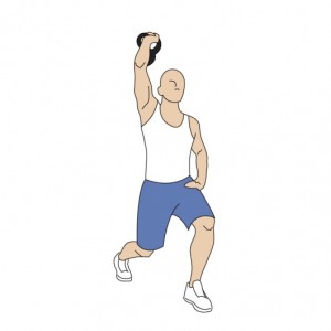 Kettlebell Lunges