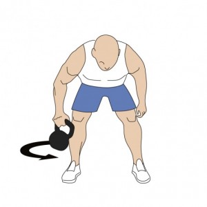 Kettlebell Figure Eight