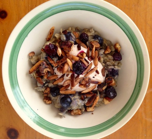 Blueberry Pie Oatmeal