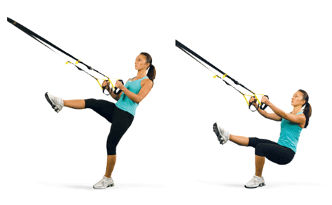 TRX Single Leg Squat