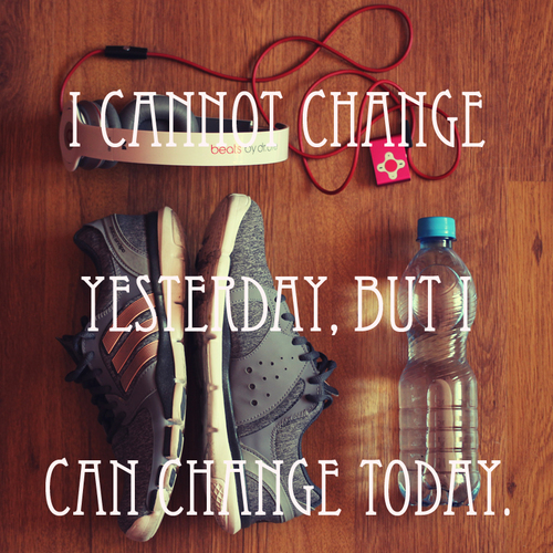 I Cannot Change Yesterday, But I Can Change Today
