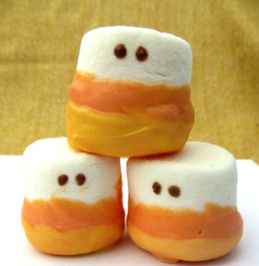 Candy Corn Marshmallows