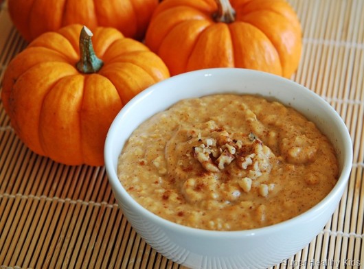 Crunchy Pumpkin Pie Oatmeal