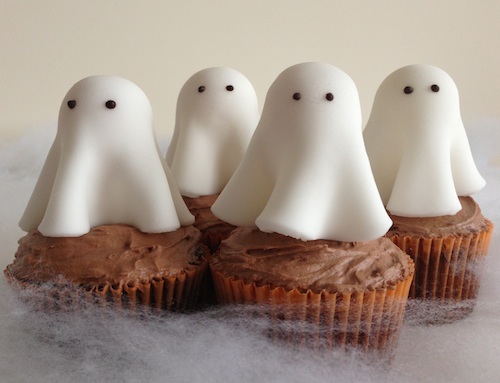 Ghost Cupcake Toppers