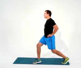 Half Sideway Lunge