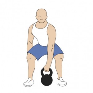 Kettlebell Rack Squat