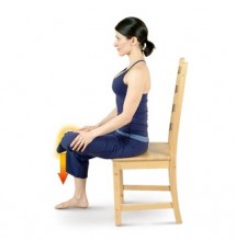 Left Chair Hip Stretch