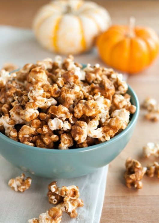 Pumpkin Spice Carmel Popcorn