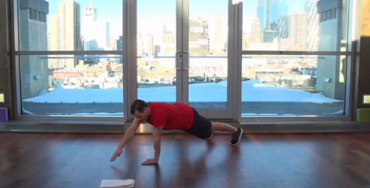 Arm Strokes in Plank