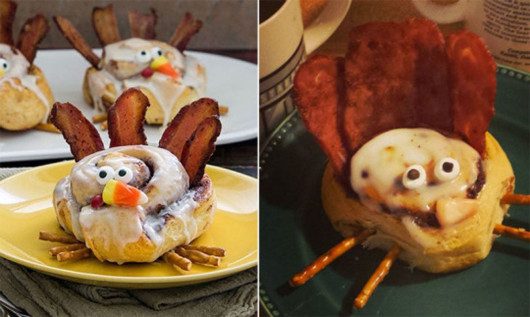 Cinnamon Roll Turkeys