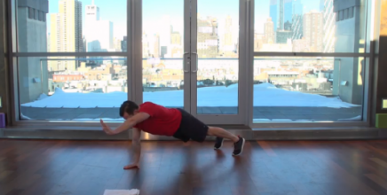 Left Arm Circles Plank