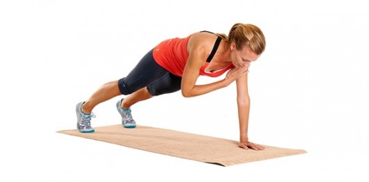 Plank with Shoulder Touches