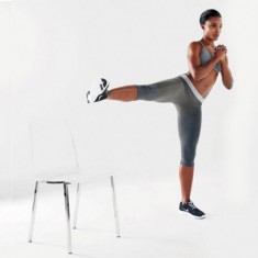 Side Lunge With Leg up