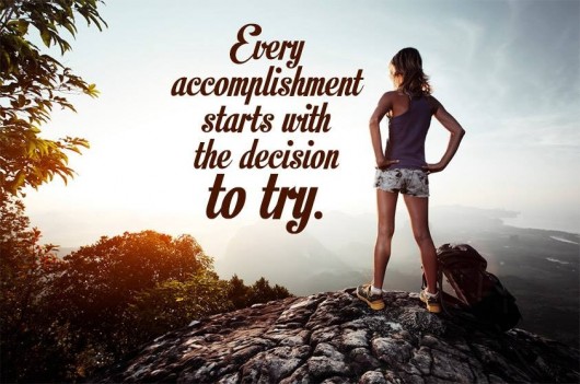 Start Trying to Achieve