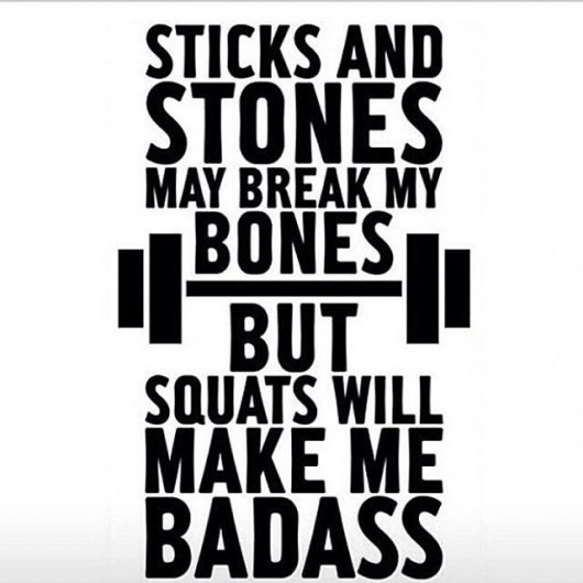 Squats Make Me Badass