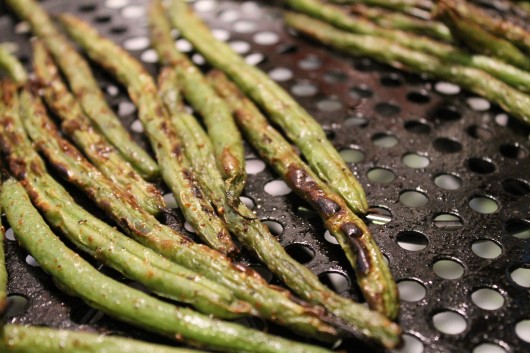 Charred beans & Peas