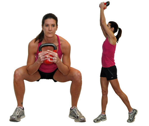 Goblet Squat with Rotation