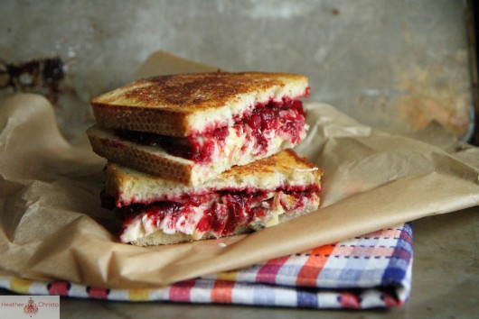 Roasted Cranberry & Brie Grilled Cheese