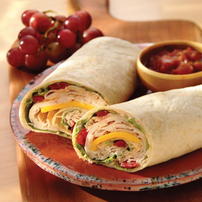 Rolled Club Sandwich Wrap