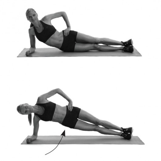 Side Plank Hip Lifts