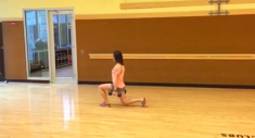 Weighted Walking Lunges