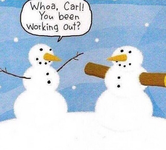 Working out Snowman