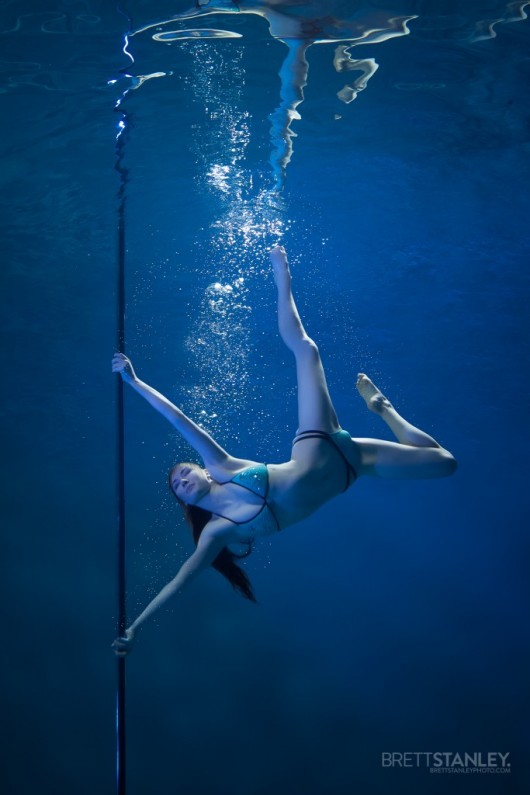 Pole Dancing Underwater