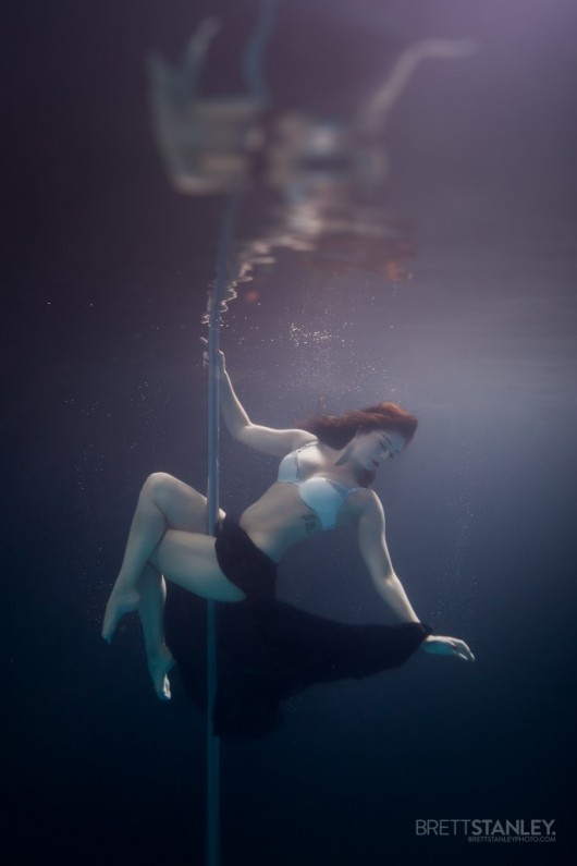 Underwater Pole dancing