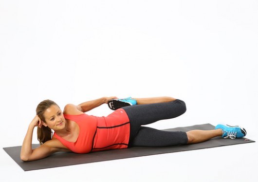 Lying Quad Stretch