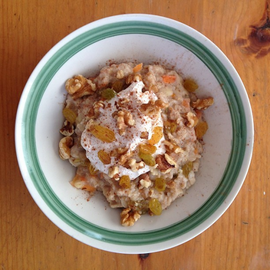 Carrot Cake Oatmeal