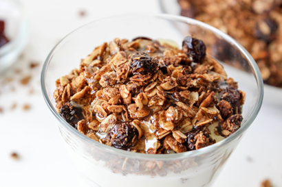 Cherry-Cranberry Almond Granola