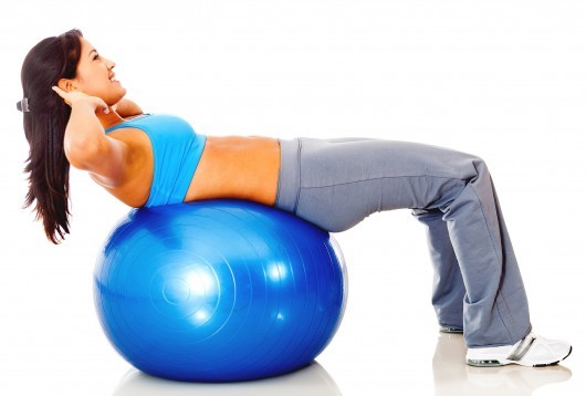 20-Minute Full-Body Exercise Ball Workout