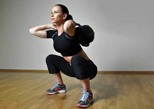 Sandbag Squats