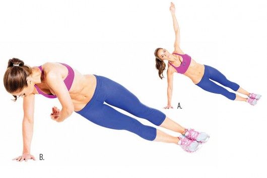 Side Plank With a Twist