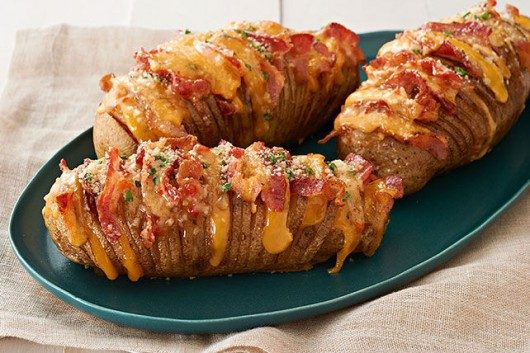 Bacon Hasselback Potato