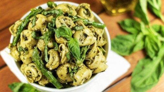 Tortellini al Pesto with a Homemade Avocado Pesto Cream Sauce