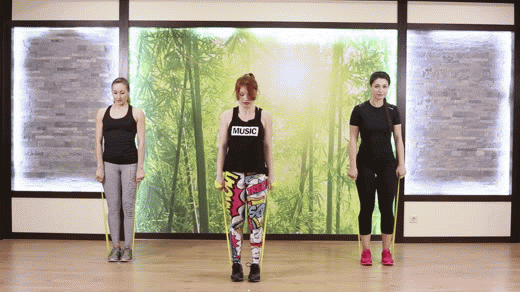 Resistance Band Deadlifts With Pump