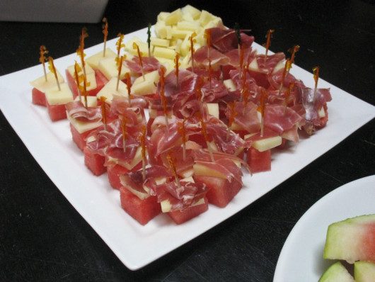 watermelon-cheese-and-ham-skewers