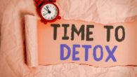 The words "time to detox" are written on the pinky paper